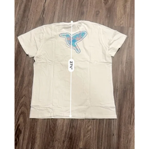 NWT Birddogs Men’s White Graphic Crewneck T-shirt Bird Logo Sz XL - Picture 6 of 10